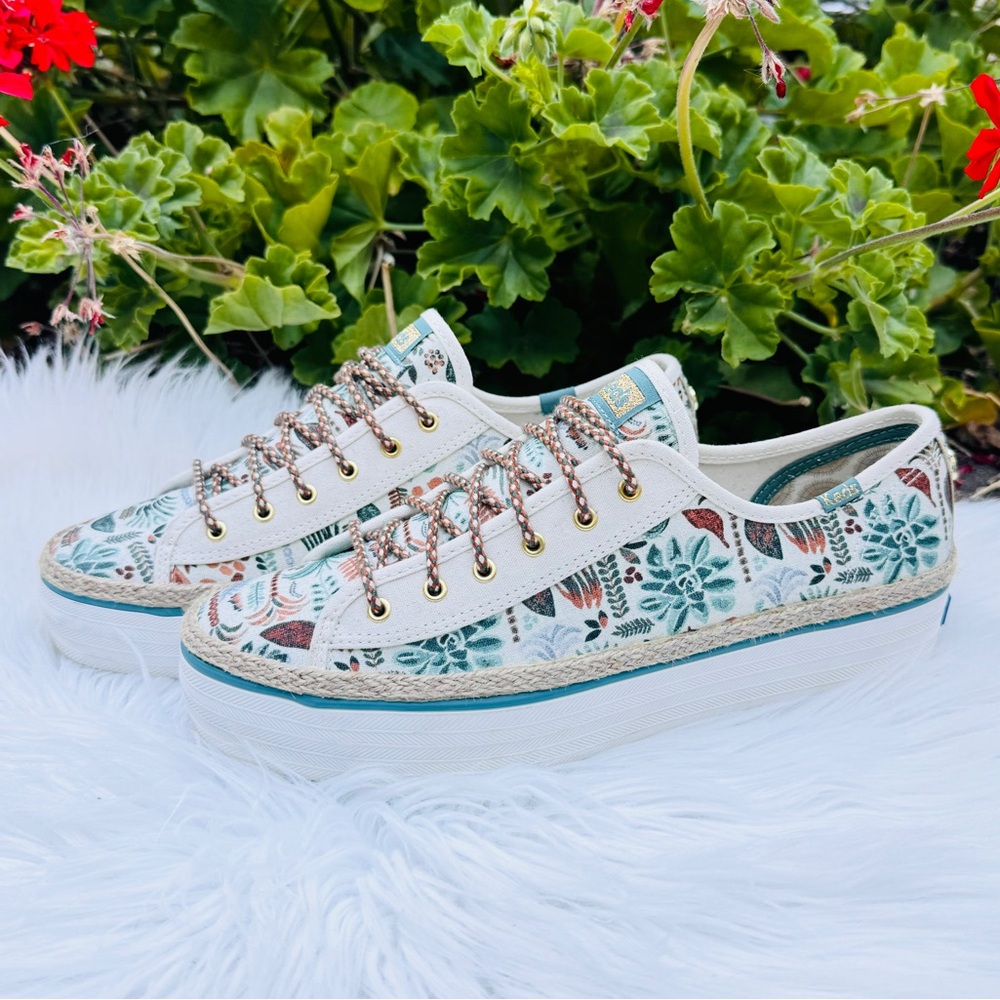 Keds x Jungalow Triple Kick Platform Sneakers